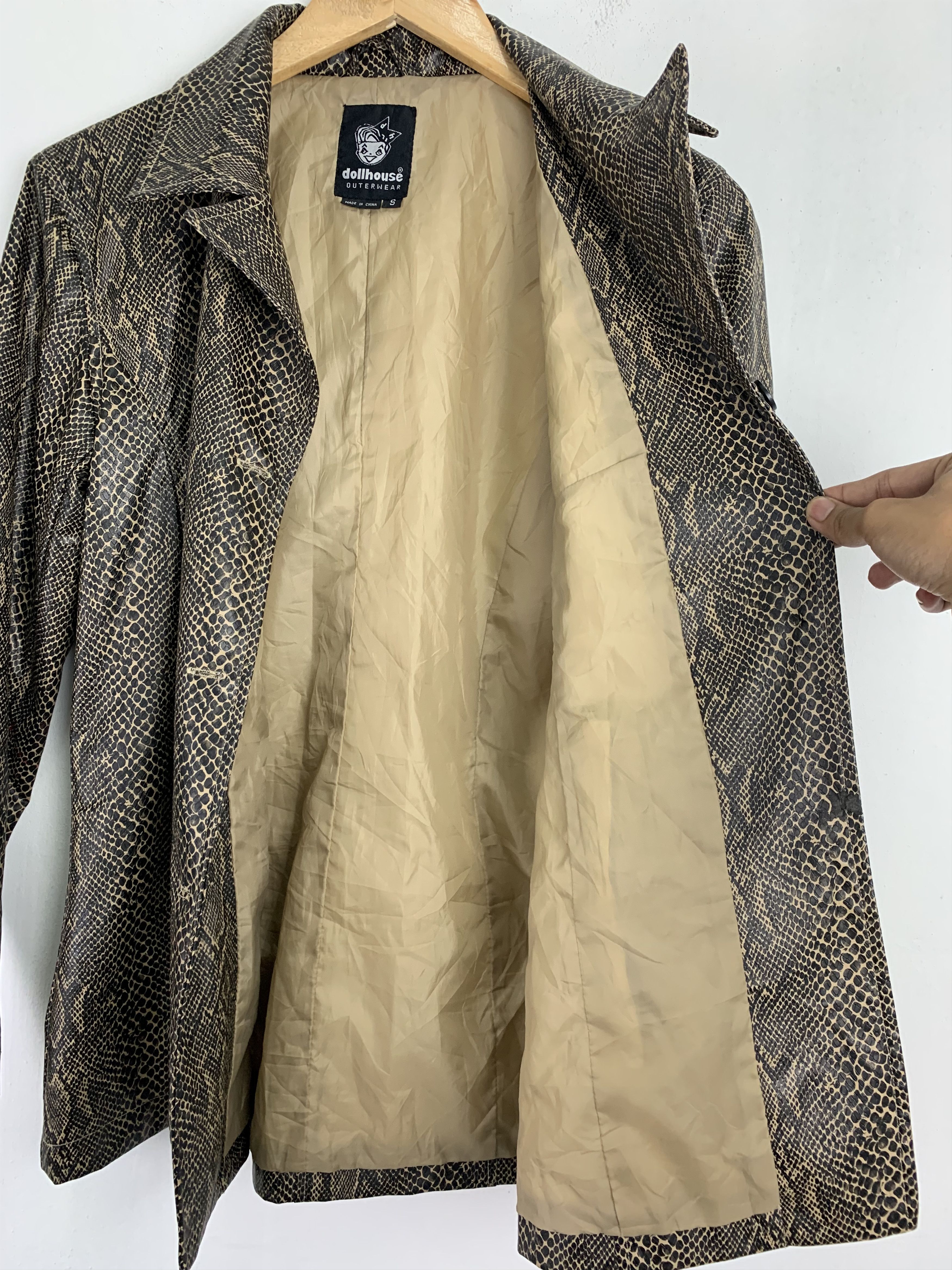Japanese Brand Blazer Jacket Snake Skin Design Streetwear Style Size US S / EU 44-46 / 1 - 13 Thumbnail