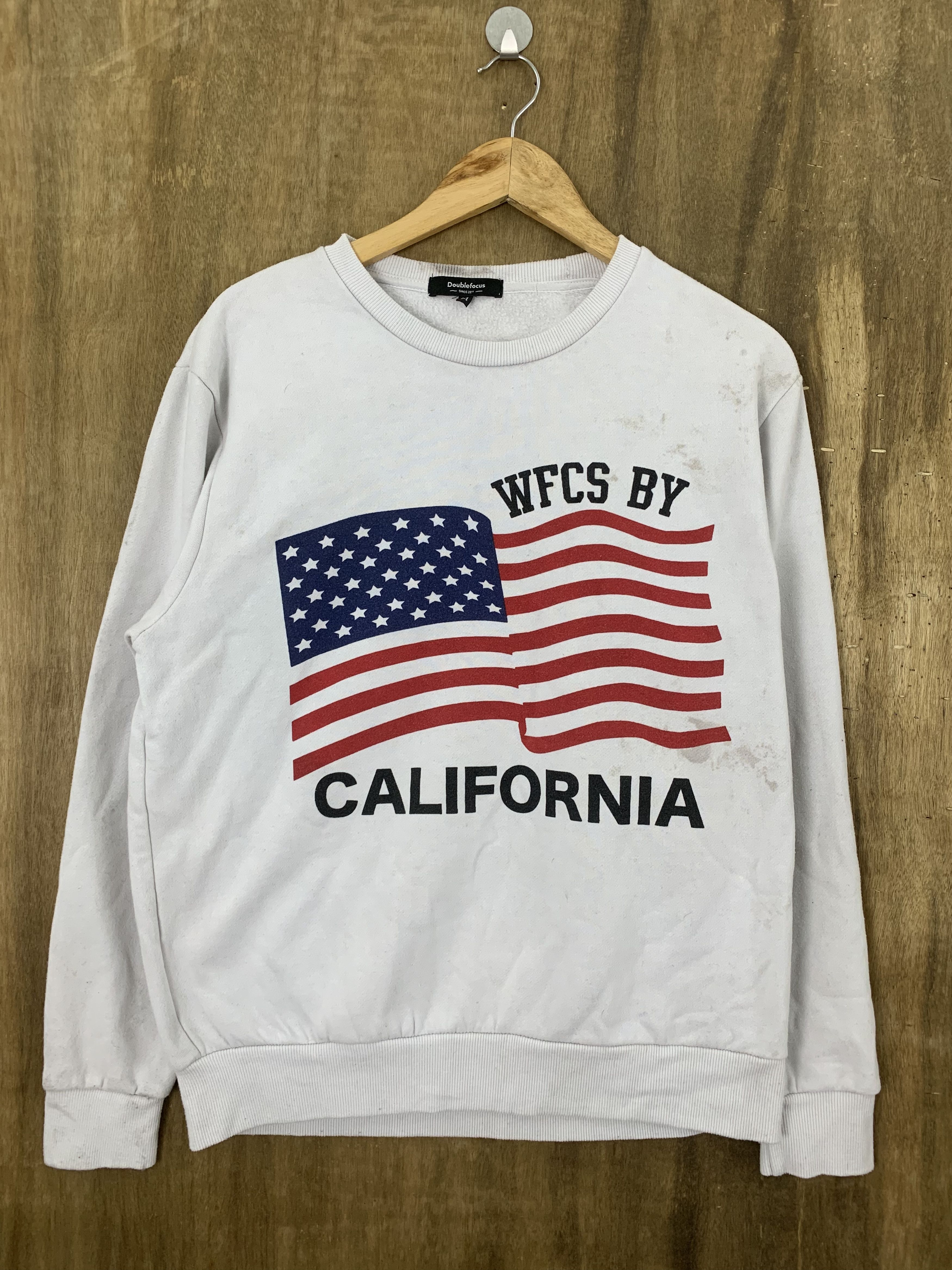 Japanese Brand Sweatshirts California Double Focus Vintage Big Logo Size US M / EU 48-50 / 2 - 1 Thumbnail