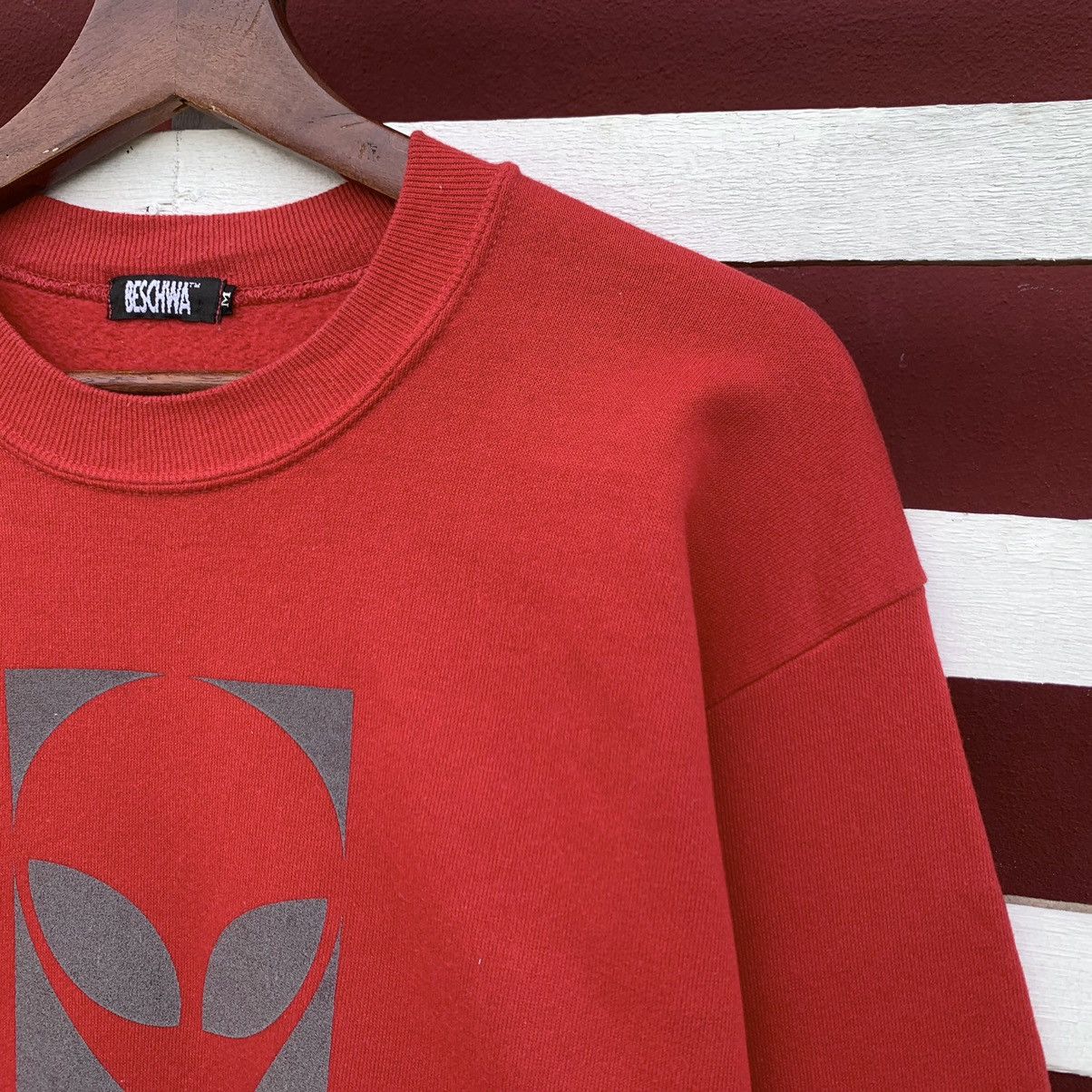 Alien Workshop × Vintage Vintage 90s BESCHWA Sweatshirt Big Logo Size US S / EU 44-46 / 1 - 4 Thumbnail