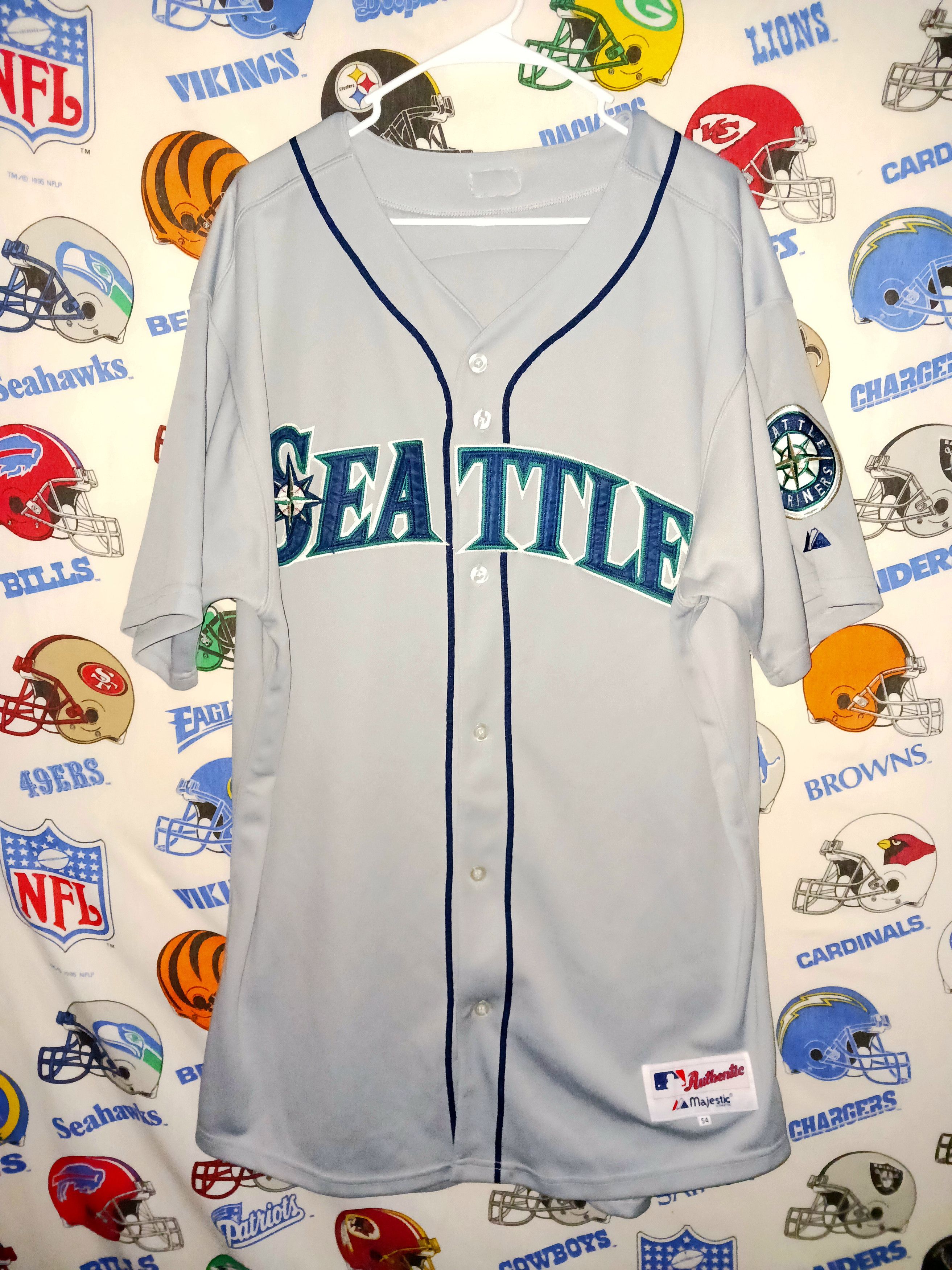 Seattle Mariners MLB BASEBALL SUPER VINTAGE sold Dynasty Size XL Baseball Jersey!