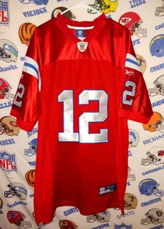 Reebok Tom Brady 12 New England Patriots Jersey Size Youth XL Fits Mens  Small