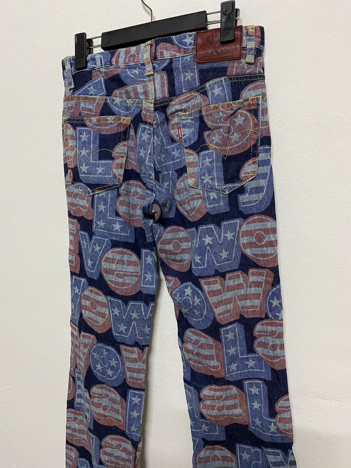Hysteric Glamour × Japanese Brand × Vintage Vintage Hysteric Glamour The Kinky Printed Jeans Size US 29 - 8 Thumbnail