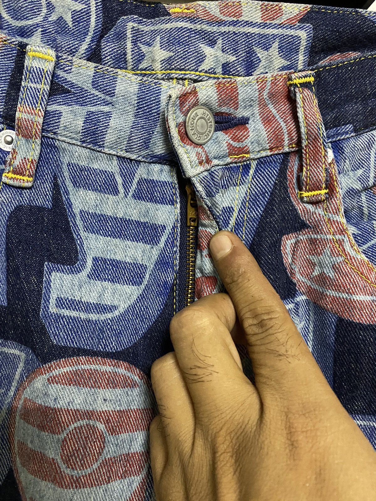 Hysteric Glamour × Japanese Brand × Vintage Vintage Hysteric Glamour The Kinky Printed Jeans Size US 29 - 6 Thumbnail