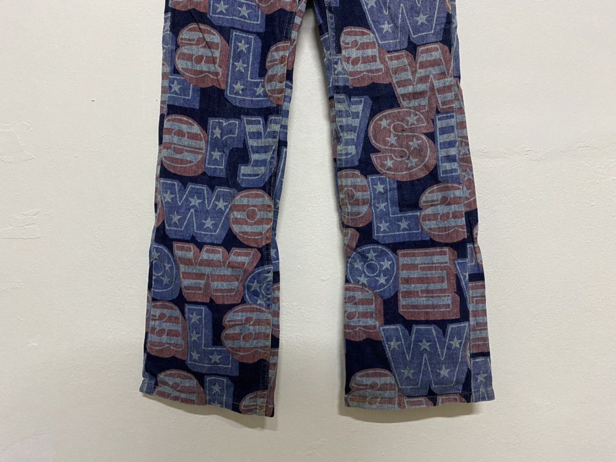 Hysteric Glamour × Japanese Brand × Vintage Vintage Hysteric Glamour The Kinky Printed Jeans Size US 29 - 4 Thumbnail