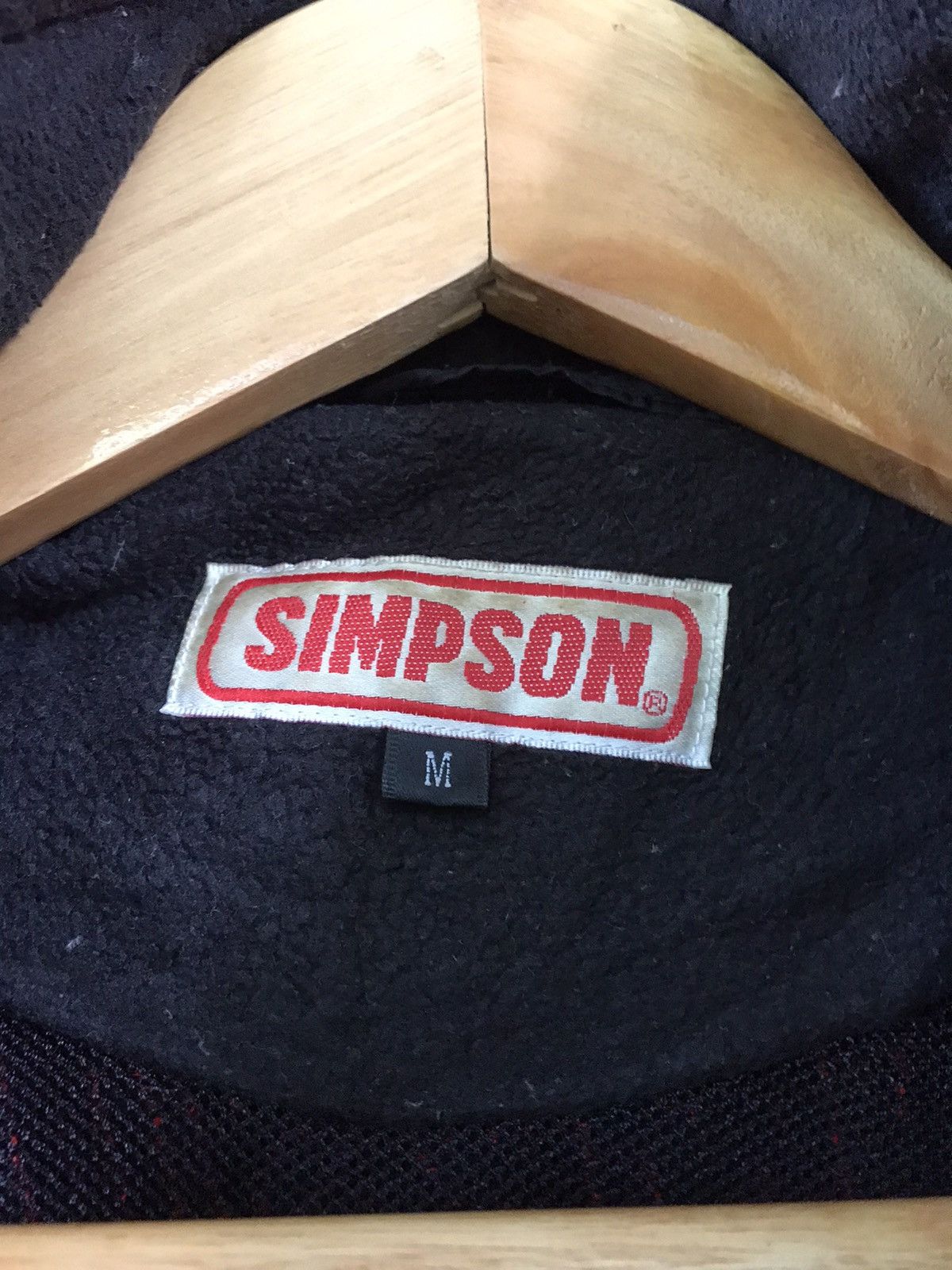 Indian Motorcycle × Vintage Vintage SIMPSON Motorcycle Fleece Jacket Size US M / EU 48-50 / 2 - 12 Thumbnail
