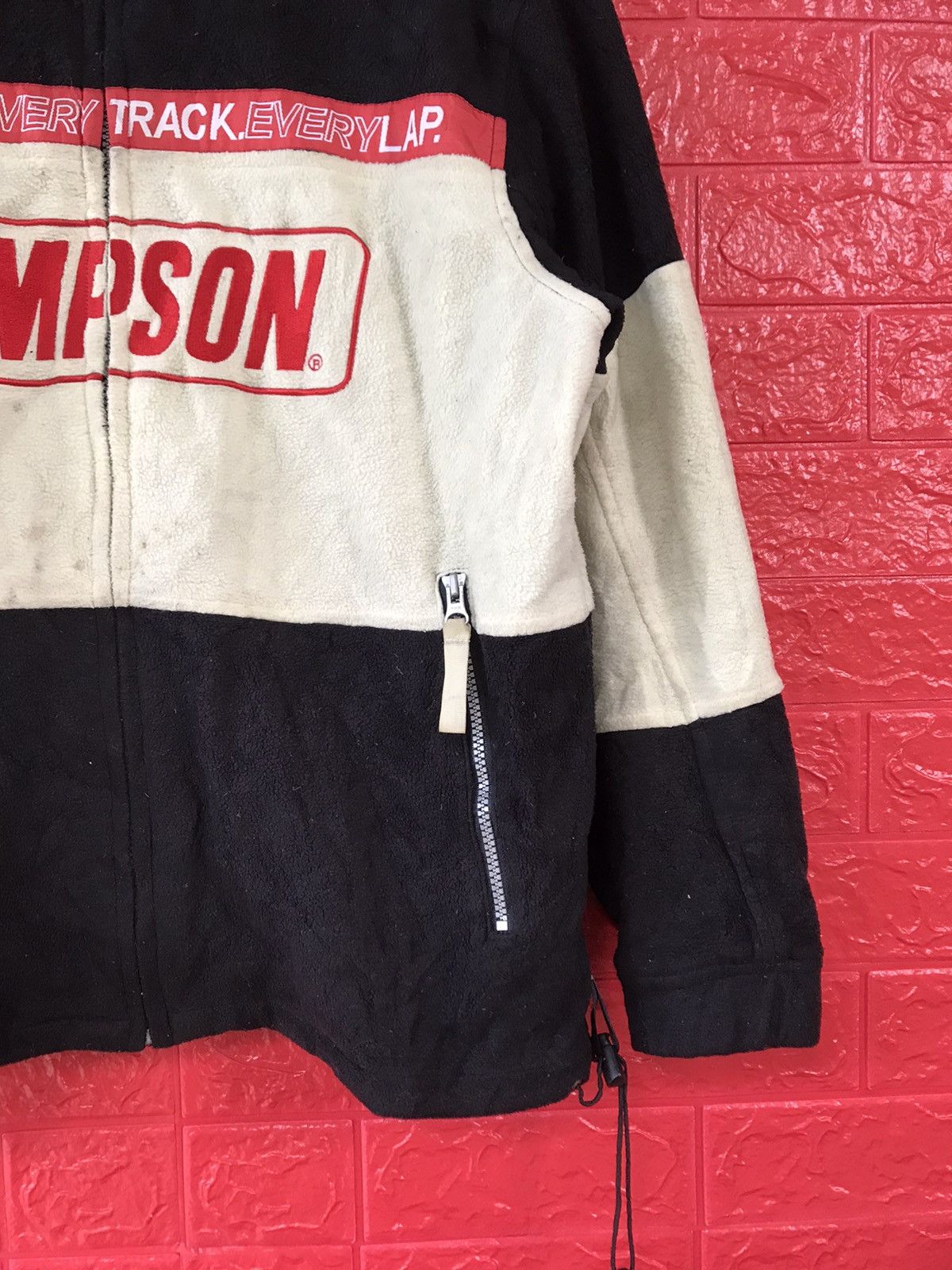 Indian Motorcycle × Vintage Vintage SIMPSON Motorcycle Fleece Jacket Size US M / EU 48-50 / 2 - 4 Thumbnail