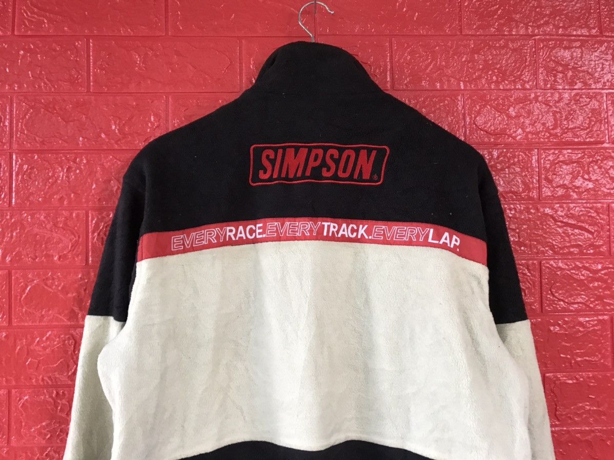 Indian Motorcycle × Vintage Vintage SIMPSON Motorcycle Fleece Jacket Size US M / EU 48-50 / 2 - 8 Thumbnail