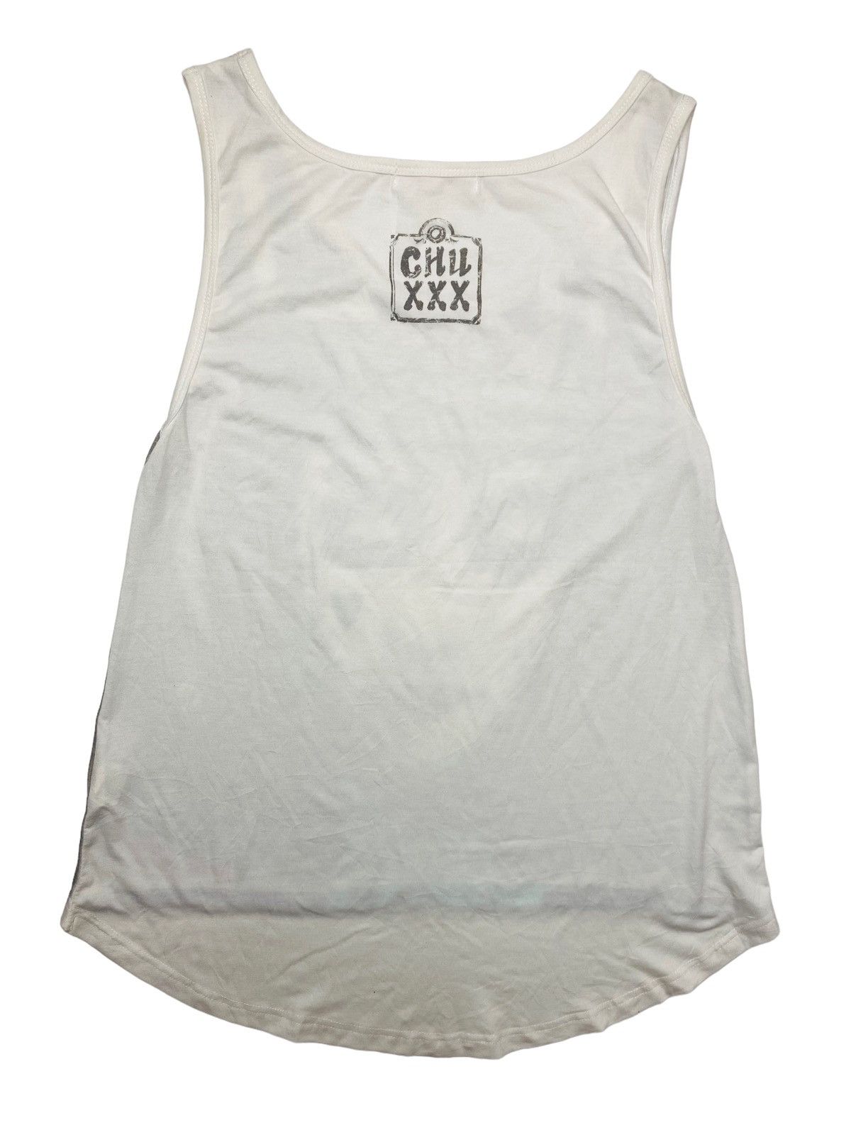 Japanese Brand Around 2011 Chuxx - Printed Face Swag Girl Tank Top Size M / US 6-8 / IT 42-44 - 2 Thumbnail