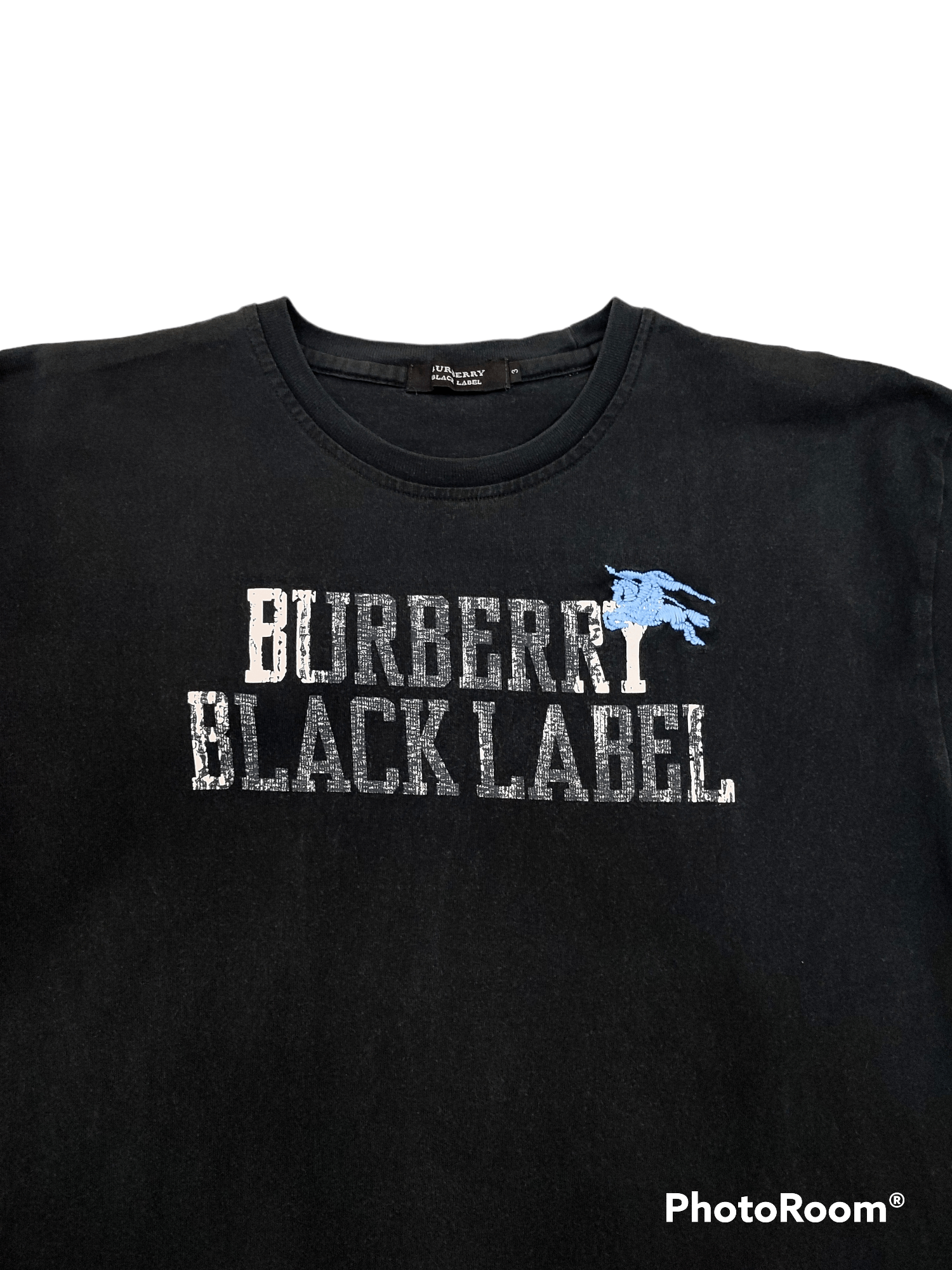 Burberry 💥RARE 💥Burberry Black Label Embroidery Logo Tee Size US M / EU 48-50 / 2 - 3 Thumbnail