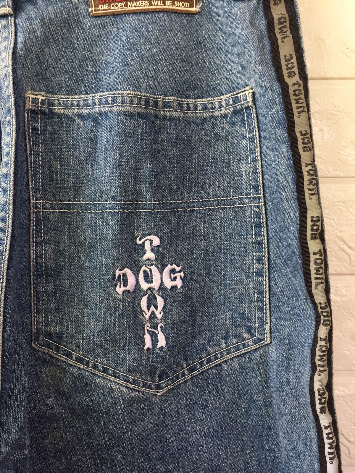 Dogtown × Powell Peralta × Shorty's Skateboards Vintage Dogtown Skateboard Side Tape Jeans Size US 30 / EU 46 - 5 Thumbnail