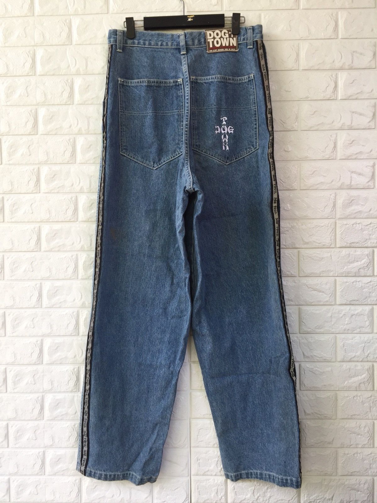 Dogtown × Powell Peralta × Shorty's Skateboards Vintage Dogtown Skateboard Side Tape Jeans Size US 30 / EU 46 - 1 Thumbnail