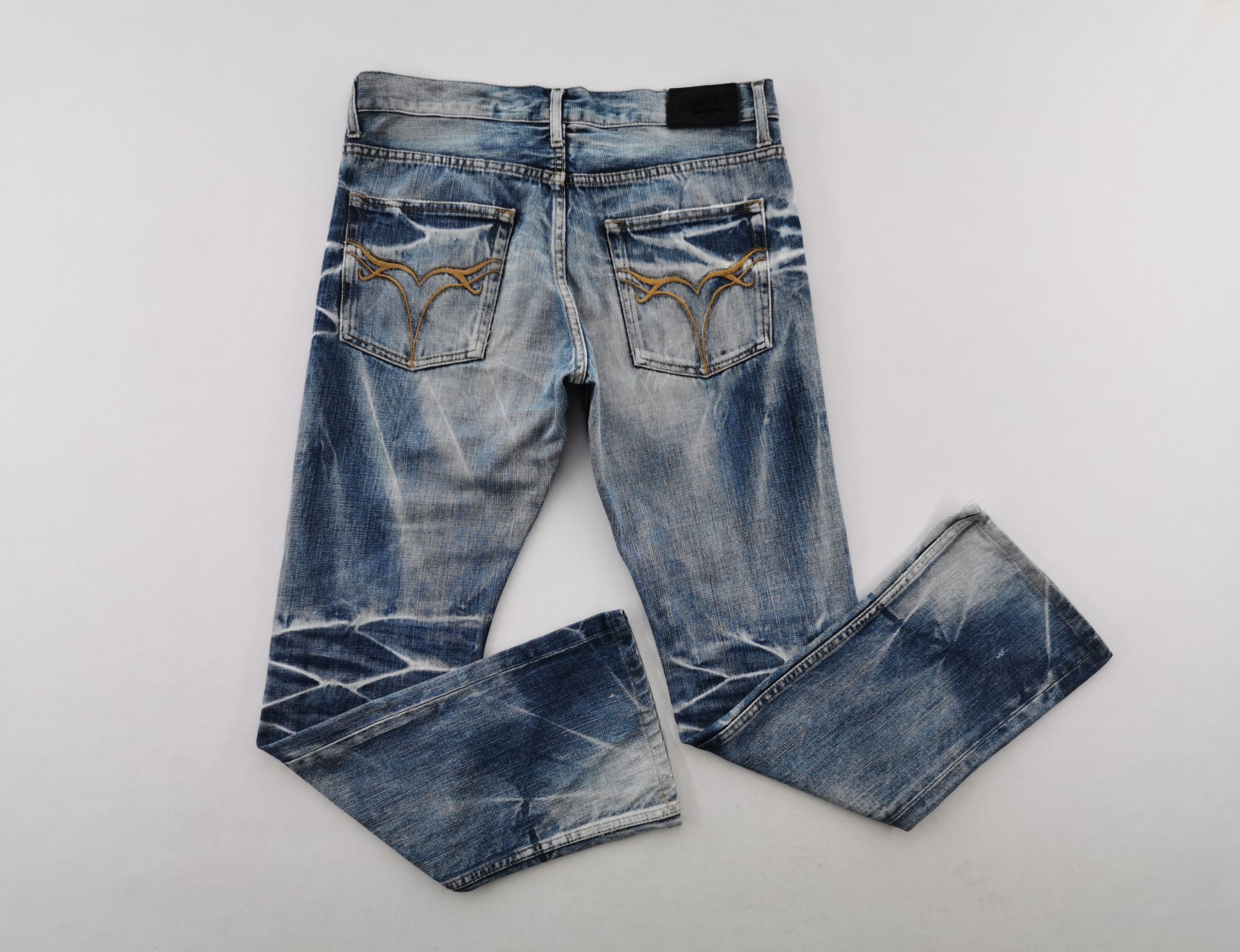 Vintage Jack Rose Denim Jeans Pants Size 35