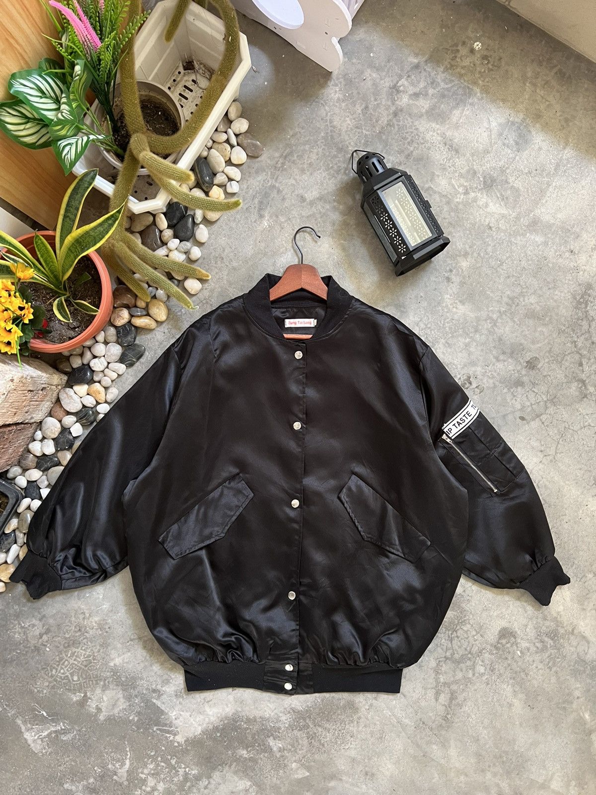 Japanese Brand Rare 🖤 Don't Speak You Shup Too Noisy Bomber Jacket Size US XL / EU 56 / 4 - 6 Thumbnail