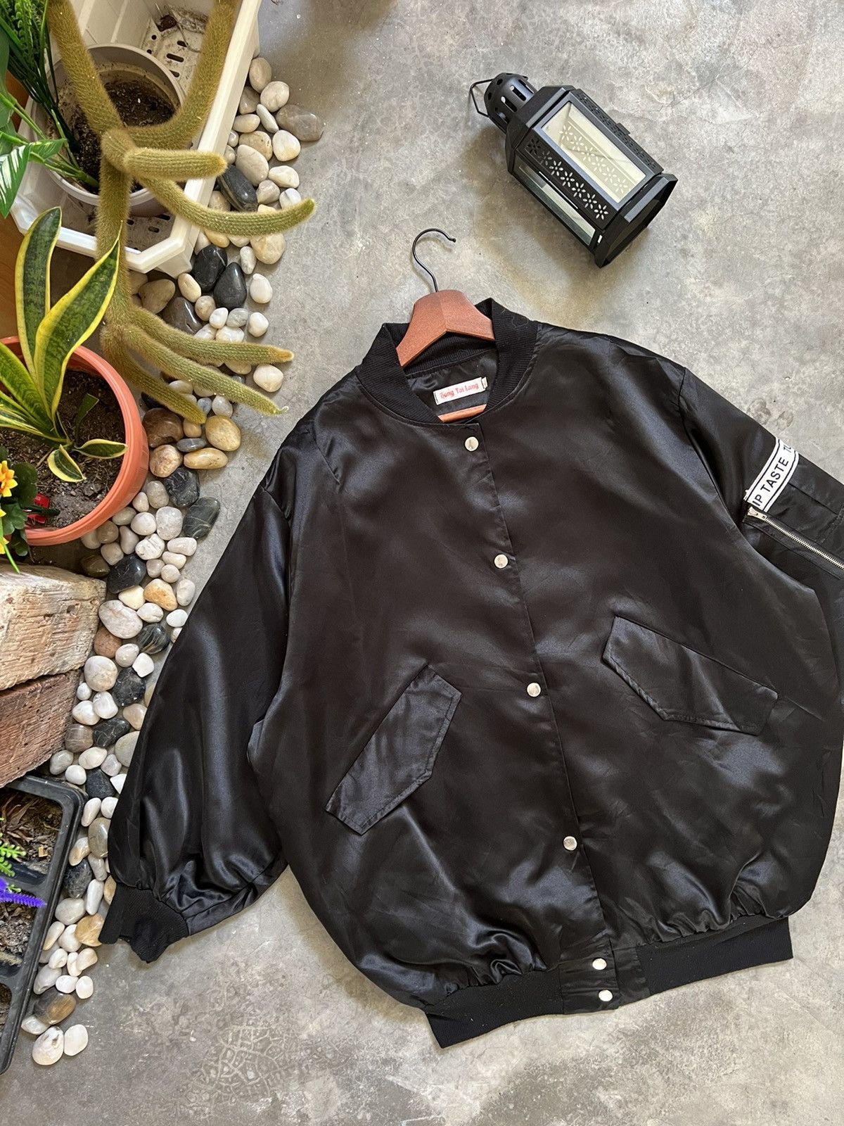 Japanese Brand Rare 🖤 Don't Speak You Shup Too Noisy Bomber Jacket Size US XL / EU 56 / 4 - 8 Thumbnail