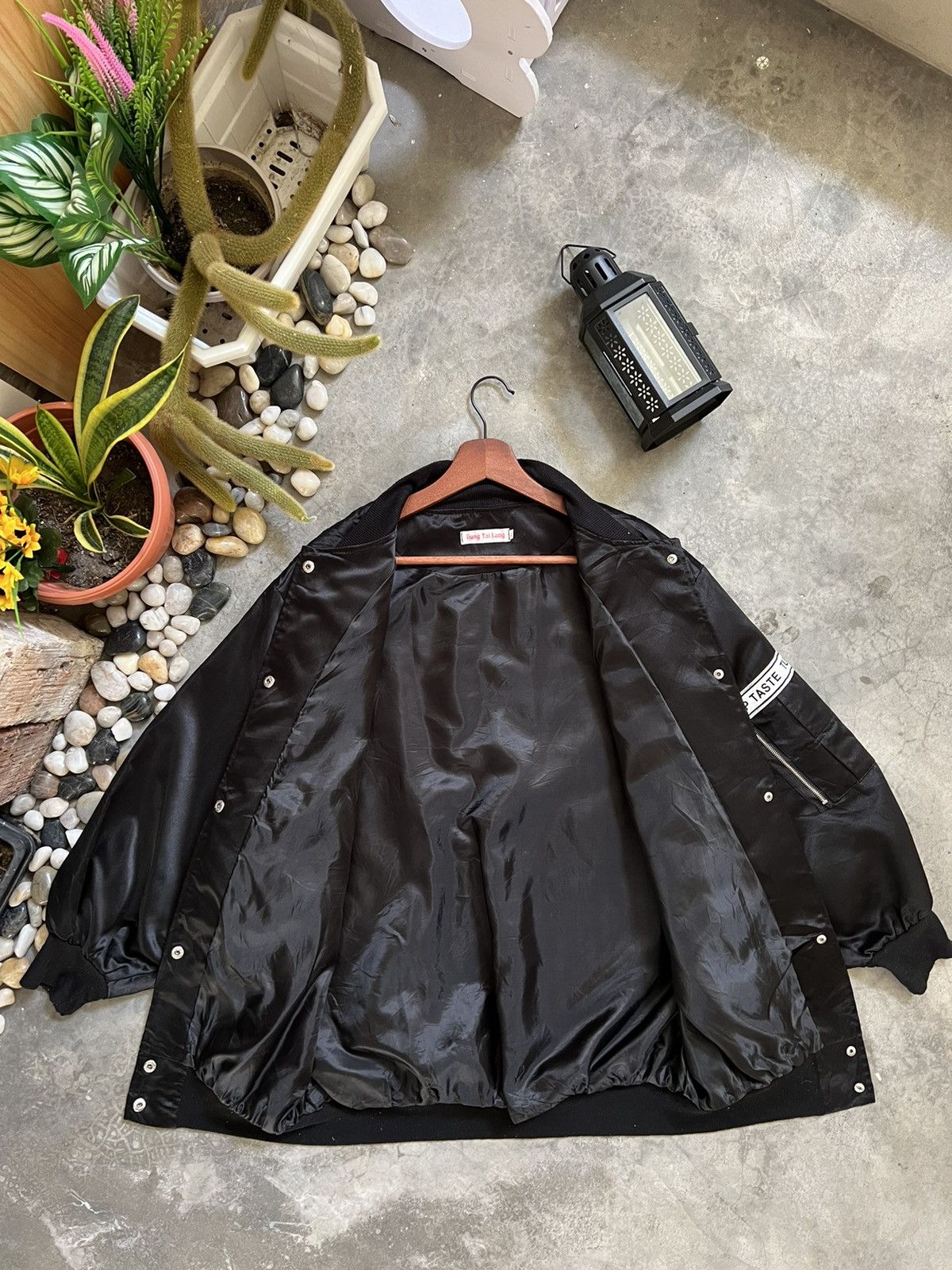 Japanese Brand Rare 🖤 Don't Speak You Shup Too Noisy Bomber Jacket Size US XL / EU 56 / 4 - 9 Thumbnail