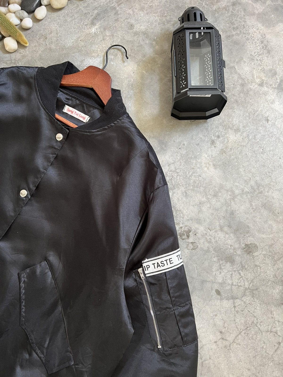 Japanese Brand Rare 🖤 Don't Speak You Shup Too Noisy Bomber Jacket Size US XL / EU 56 / 4 - 11 Thumbnail