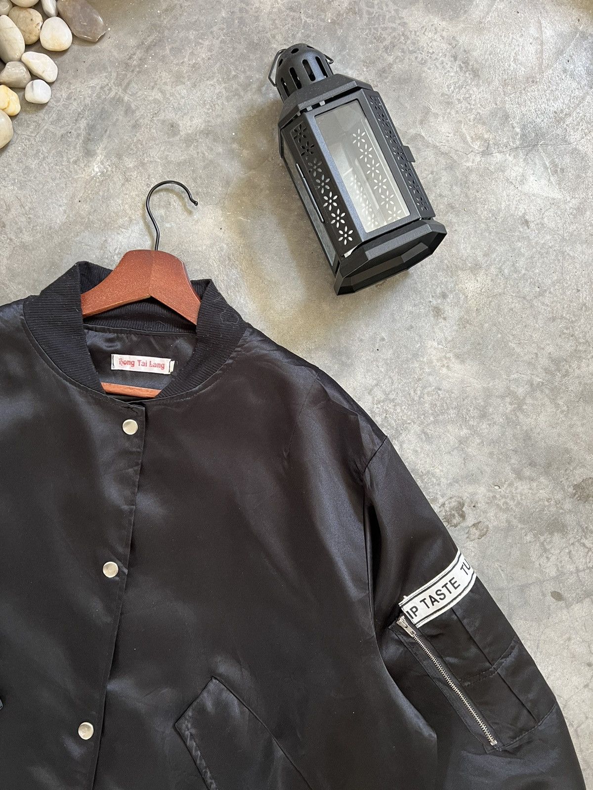 Japanese Brand Rare 🖤 Don't Speak You Shup Too Noisy Bomber Jacket Size US XL / EU 56 / 4 - 15 Thumbnail