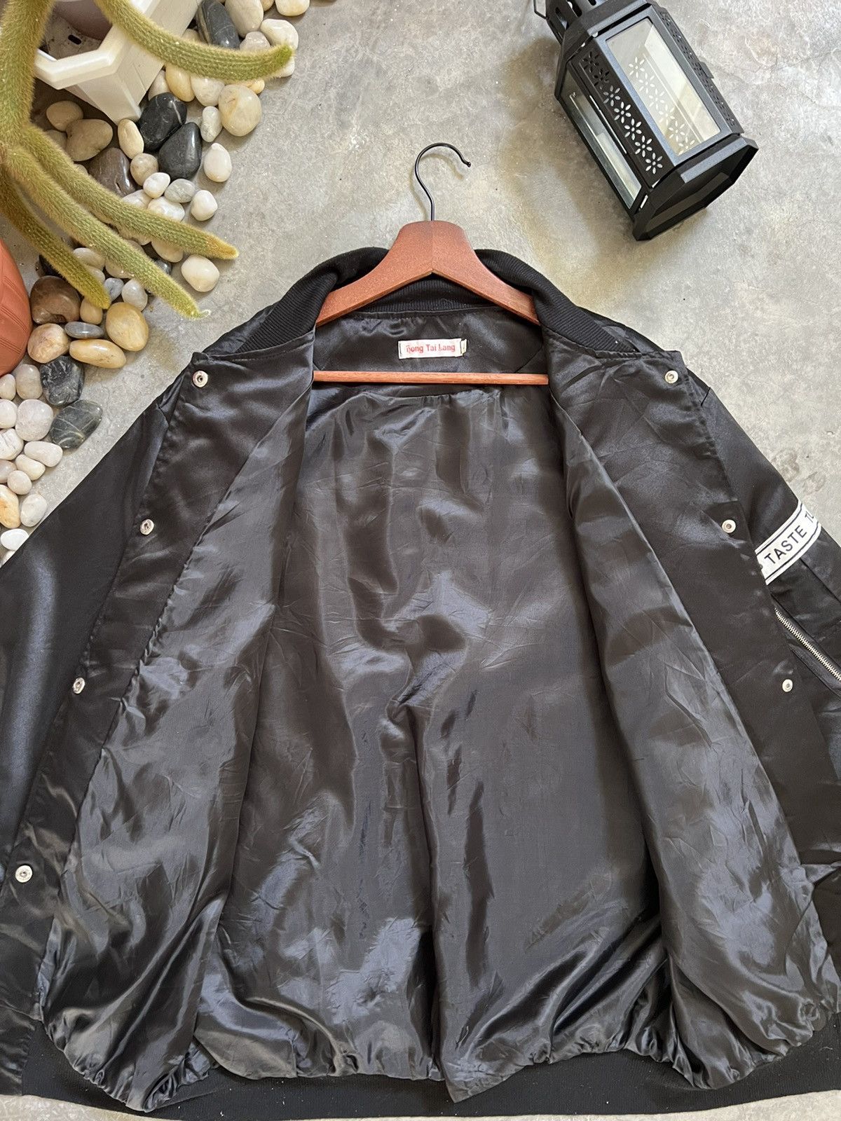 Japanese Brand Rare 🖤 Don't Speak You Shup Too Noisy Bomber Jacket Size US XL / EU 56 / 4 - 10 Thumbnail