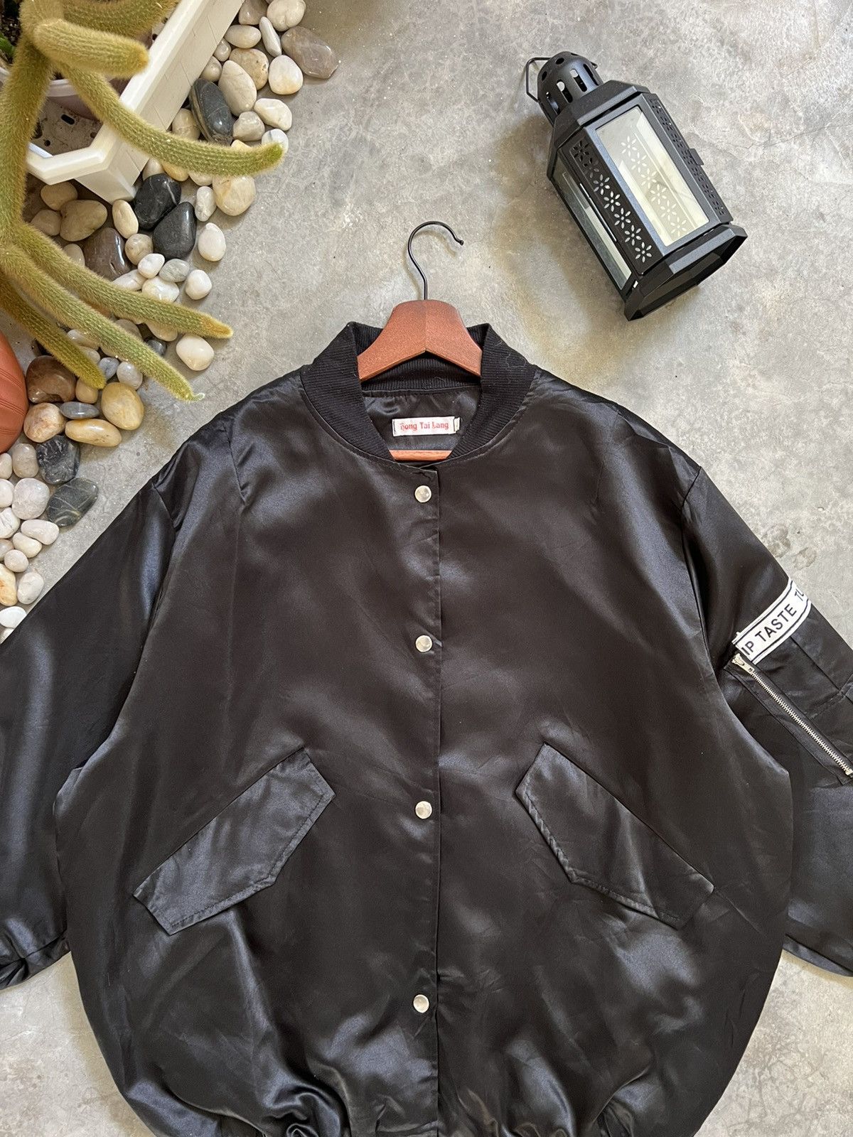 Japanese Brand Rare 🖤 Don't Speak You Shup Too Noisy Bomber Jacket Size US XL / EU 56 / 4 - 7 Thumbnail