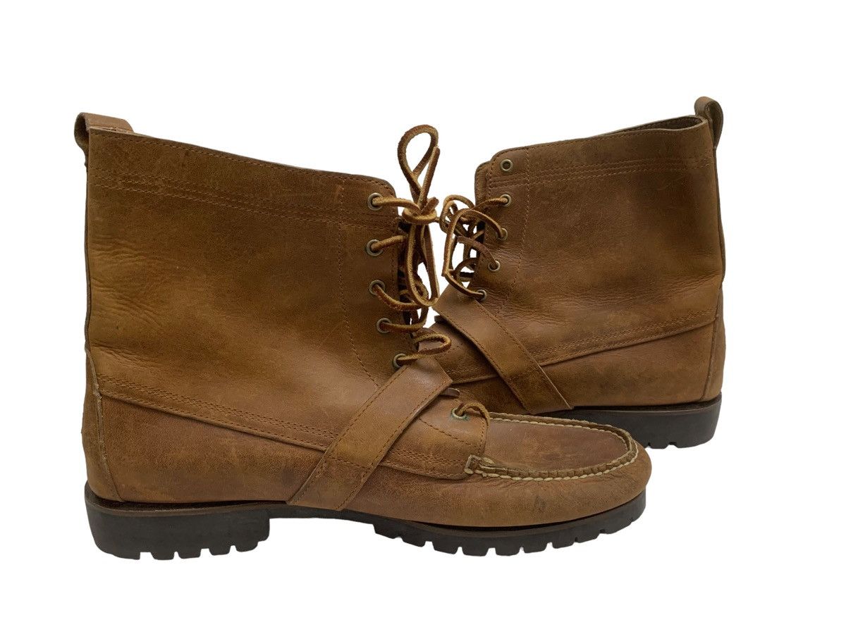 Polo Ralph Lauren RARE ‼️ Polo Ralph Lauren Sportsman Leathers Boots Size US 13 / EU 46 - 6 Thumbnail