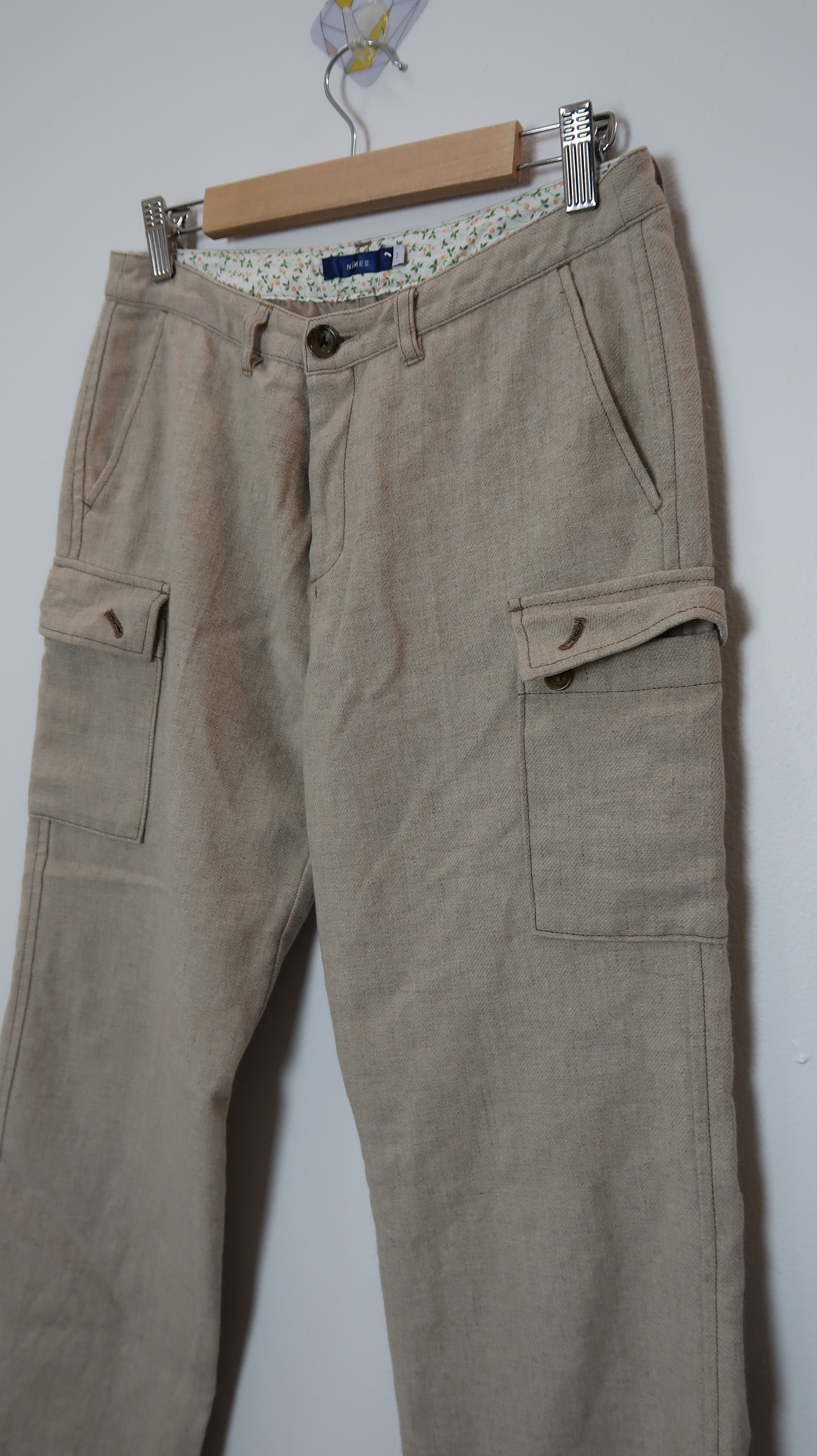 Japanese Brand × Vintage Vintage NIMES Cargo Pants Made in Japan Size 29" - 2 Thumbnail