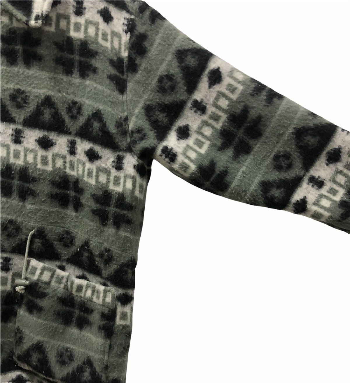 Designer × Japanese Brand Vintage Grace Malor Fleece Jacket - Aztec Pattern - Zip-Up Size US L / EU 52-54 / 3 - 3 Thumbnail
