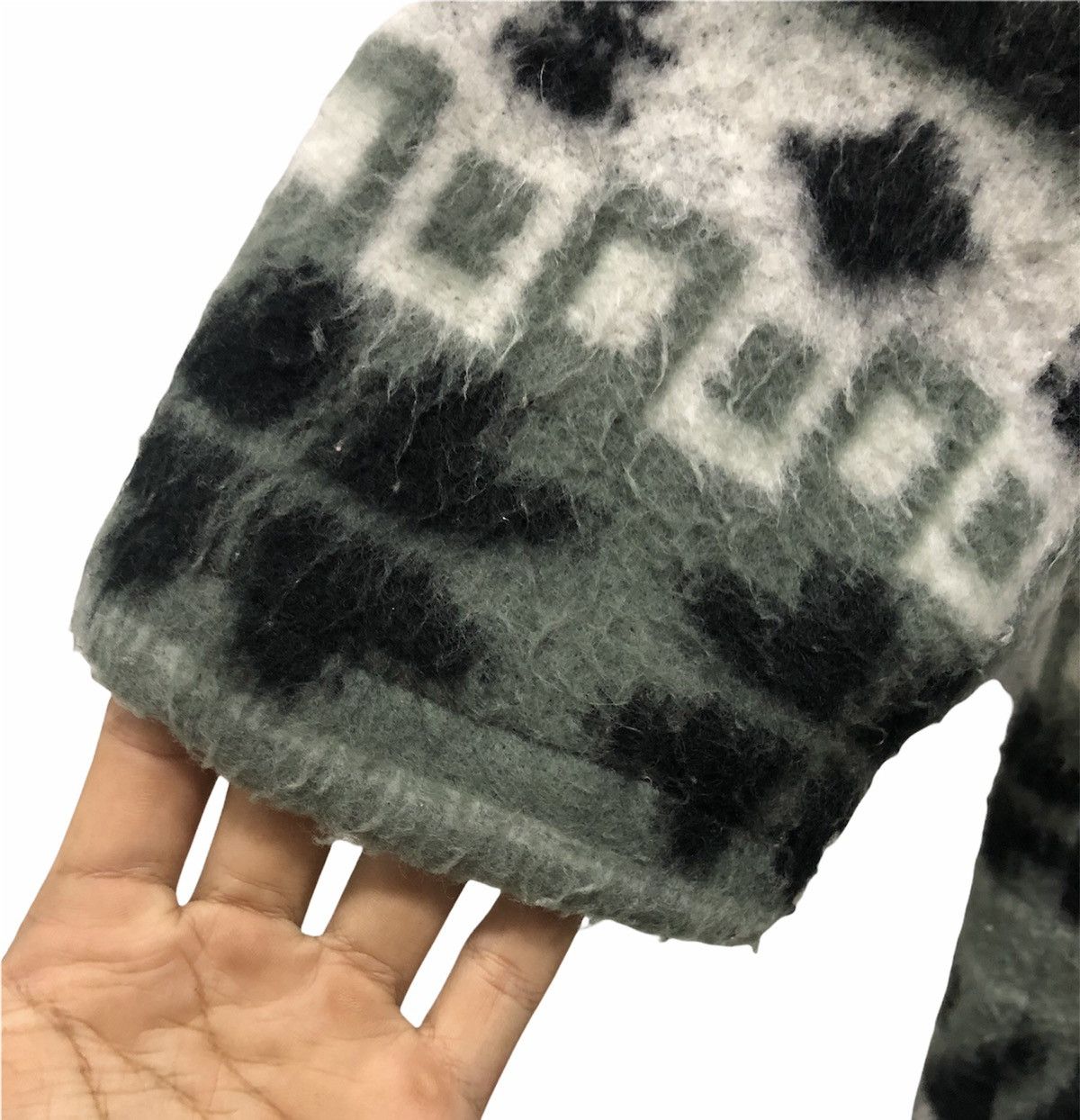 Designer × Japanese Brand Vintage Grace Malor Fleece Jacket - Aztec Pattern - Zip-Up Size US L / EU 52-54 / 3 - 4 Thumbnail