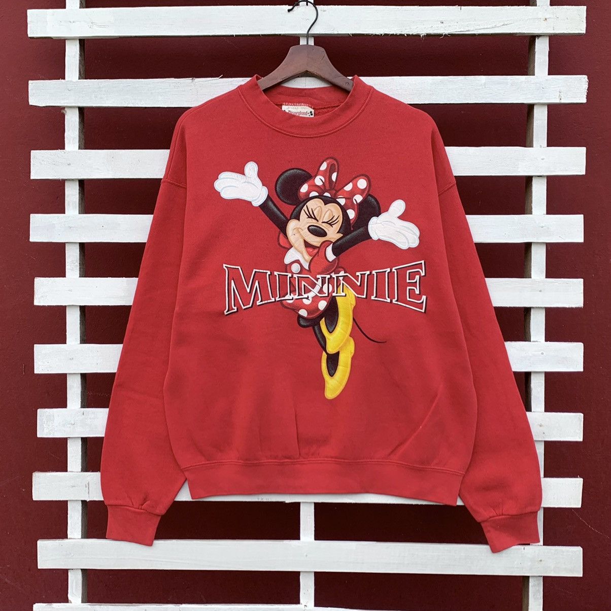 Disney × Vintage Vintage 90s Disneyland Minnie Sweatshirt Size US M / EU 48-50 / 2 - 1 Thumbnail