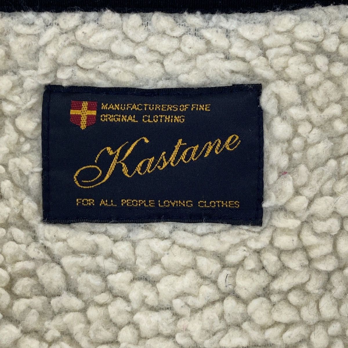 Japanese Brand Kastane Reversible Bomber Wool Jacket Size US L / EU 52-54 / 3 - 15 Thumbnail
