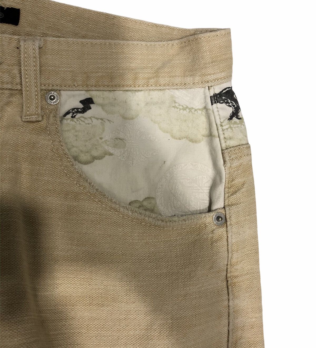 Designer WILD KHAKIS DENIM PANTS Size US 30 / EU 46 - 7 Thumbnail