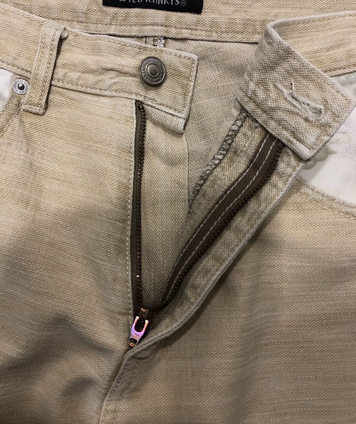 Designer WILD KHAKIS DENIM PANTS Size US 30 / EU 46 - 6 Thumbnail
