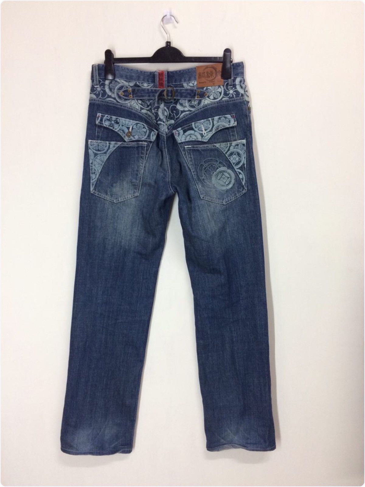 Japanese Brand KARAKURI TAMASHII JAPAN ART DESIGN DENIM Size US 34 / EU 50 - 2 Thumbnail