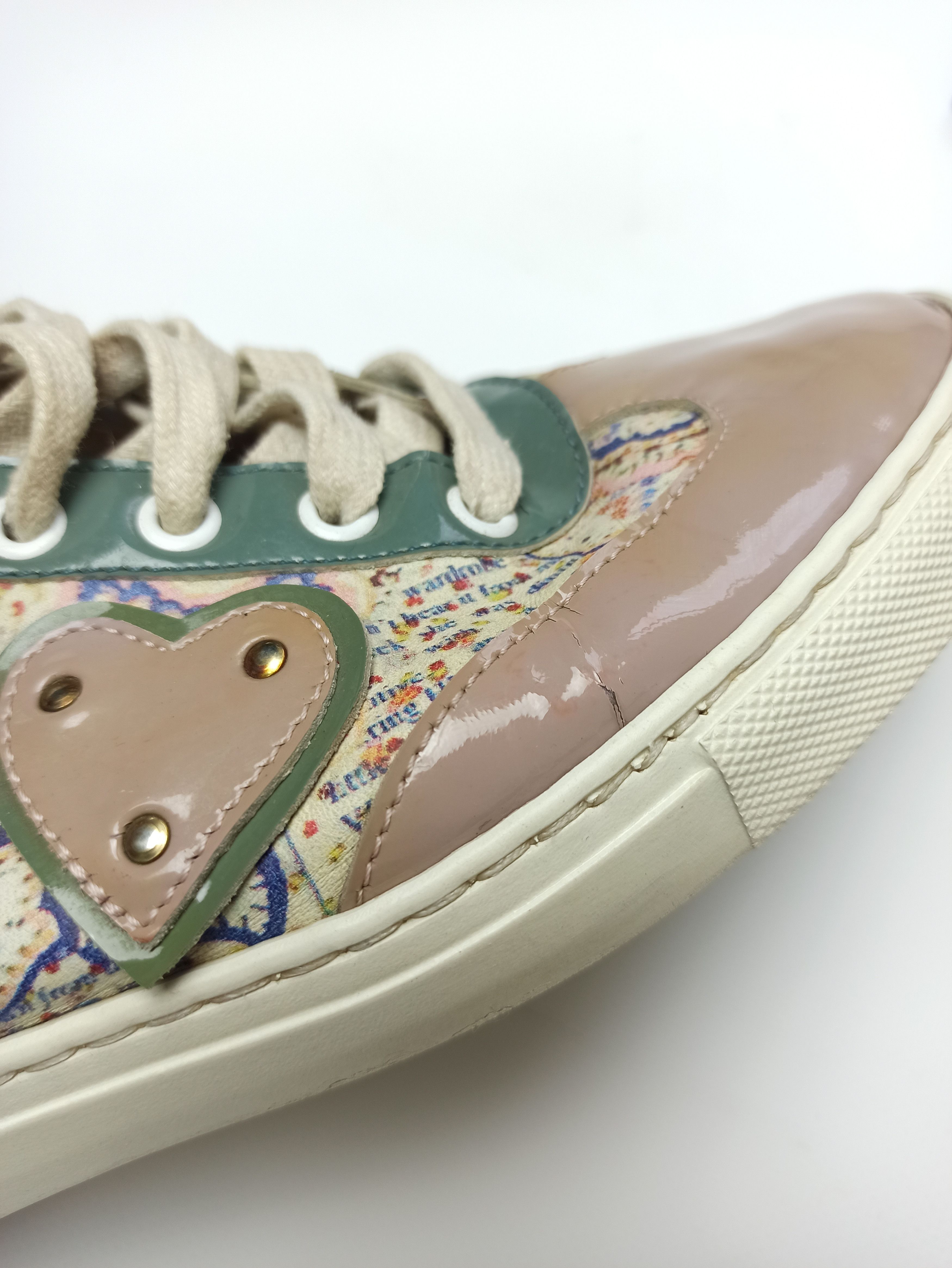 John Galliano John Galliano High Top Sneakers Size US 10 / IT 40 - 13 Thumbnail