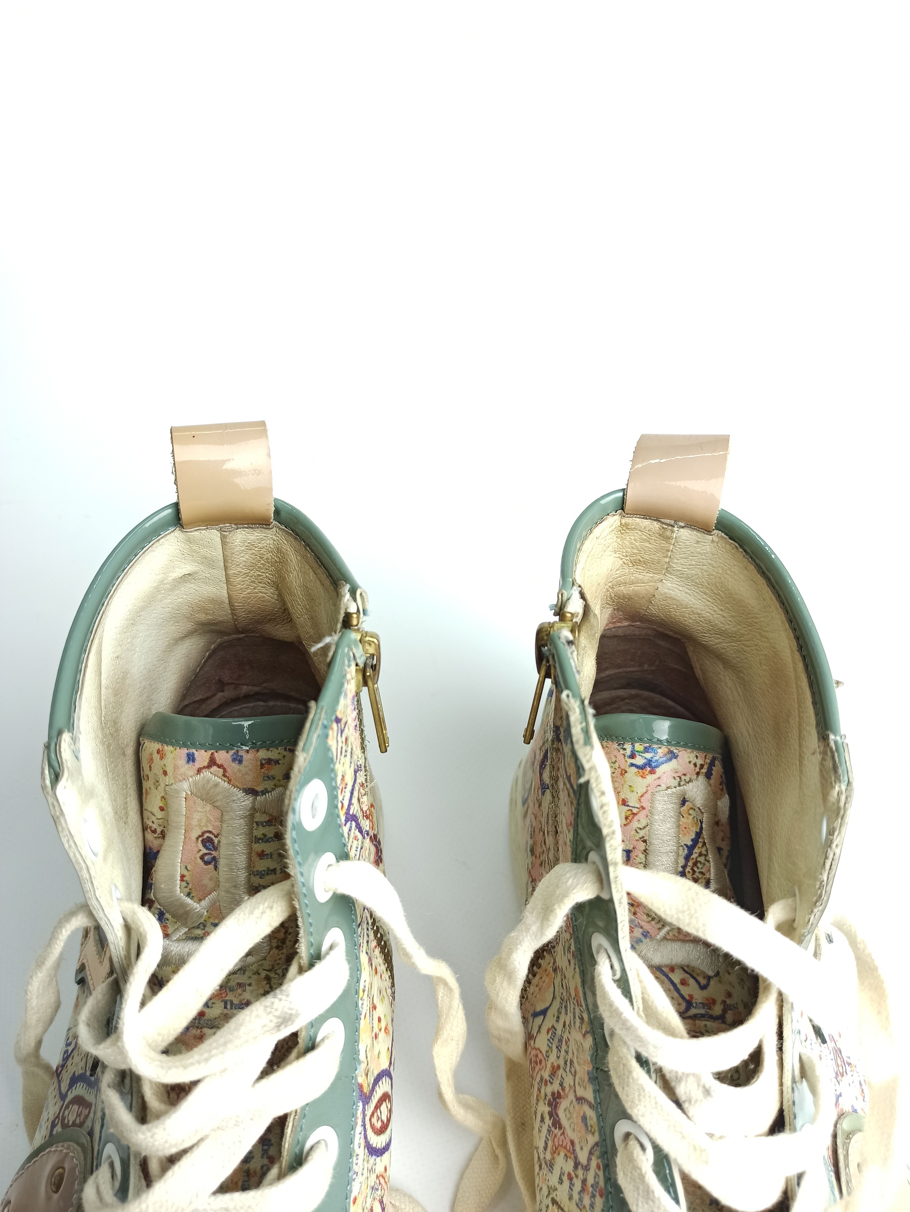 John Galliano John Galliano High Top Sneakers Size US 10 / IT 40 - 12 Thumbnail