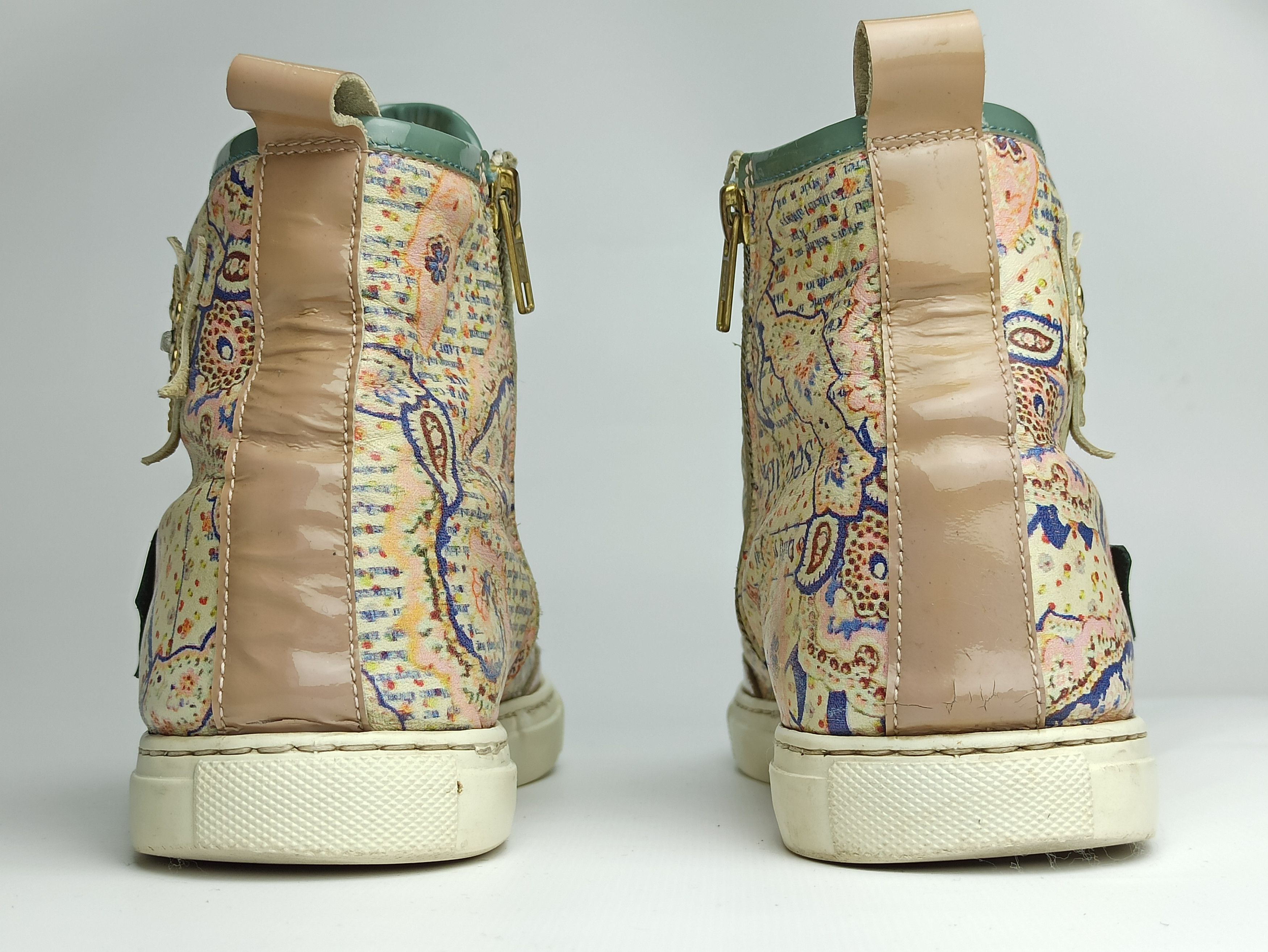 John Galliano John Galliano High Top Sneakers Size US 10 / IT 40 - 7 Thumbnail