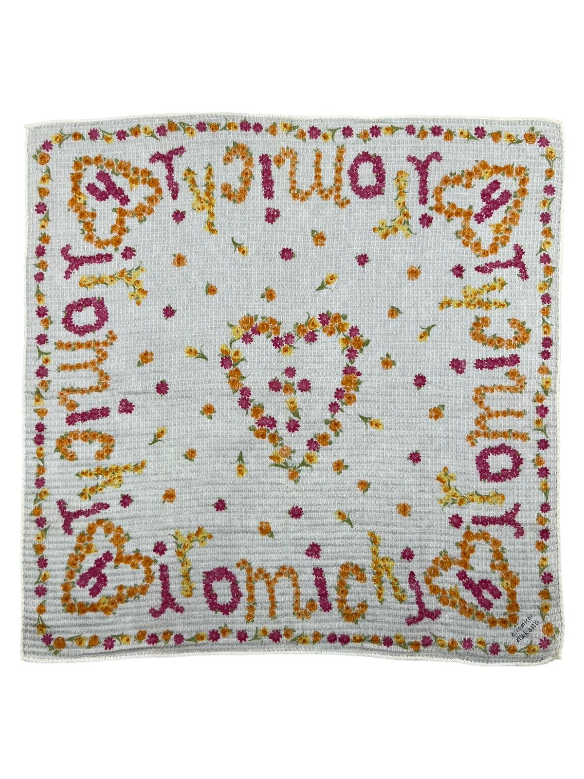 Japanese Brand Hiromichi Nakano Handkerchief Neckerchief Pocketsquare Size ONE SIZE - 2 Thumbnail