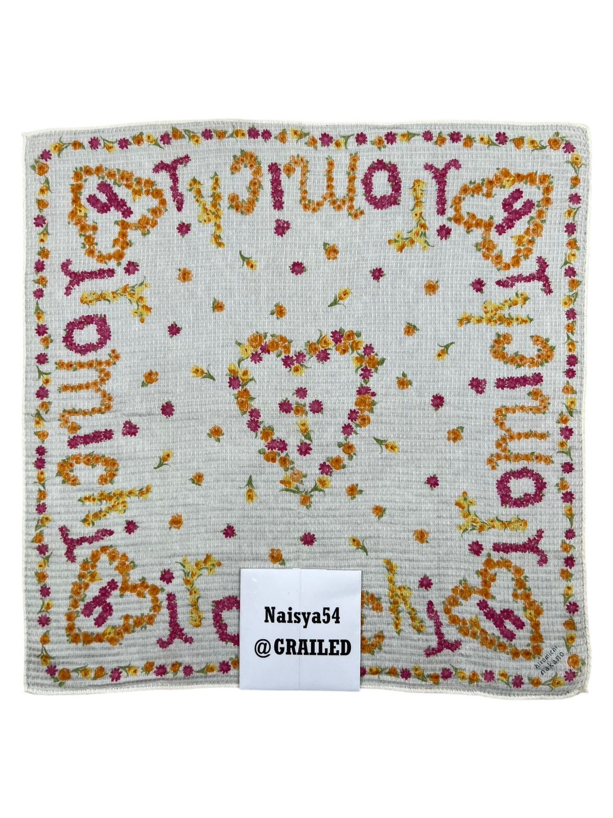 Japanese Brand Hiromichi Nakano Handkerchief Neckerchief Pocketsquare Size ONE SIZE - 6 Thumbnail