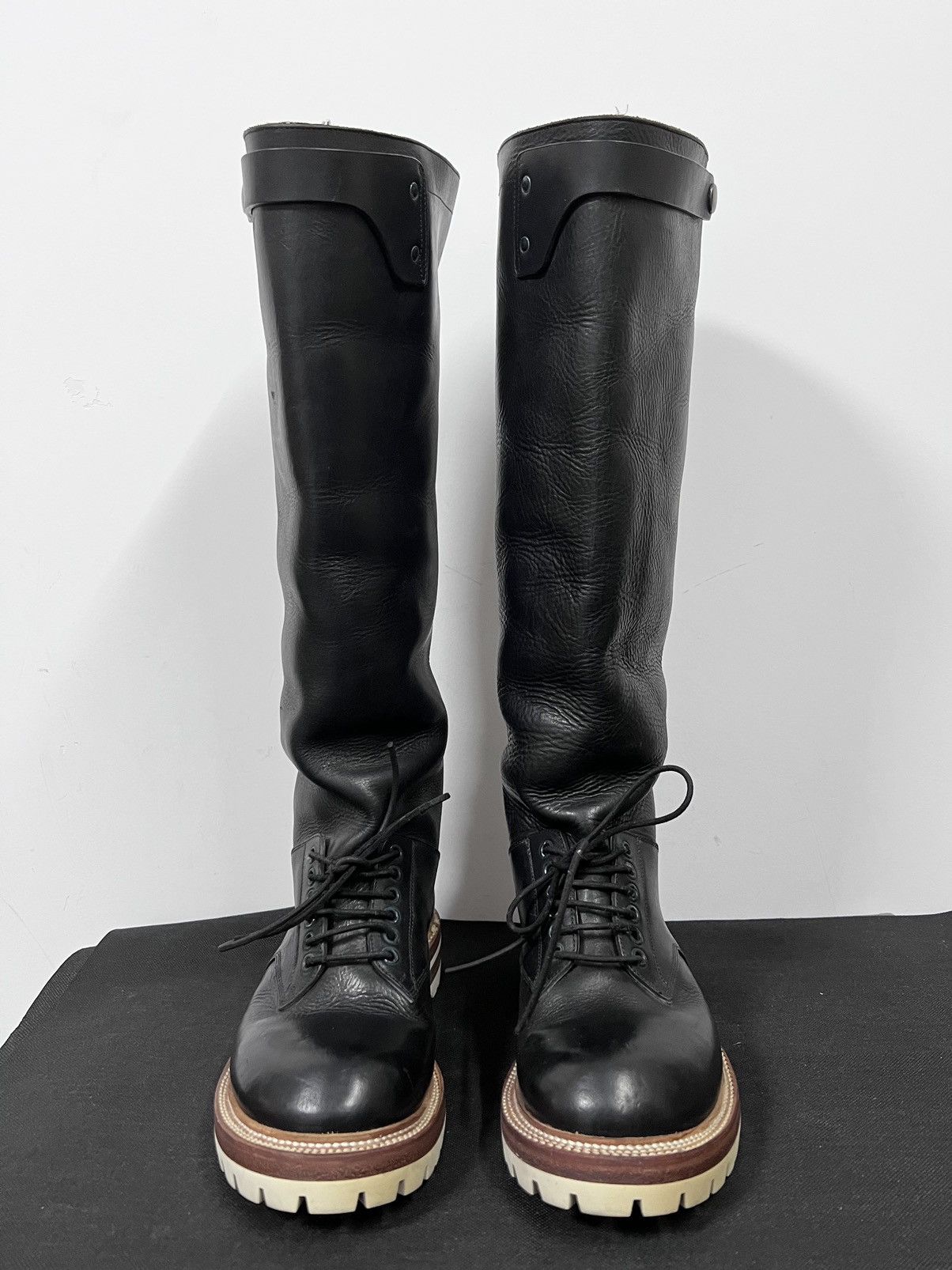 Rick Owens Rick Owens Moody Thick Leather Elephant Cop Boots 41 Size US 8 / EU 41 - 3 Thumbnail