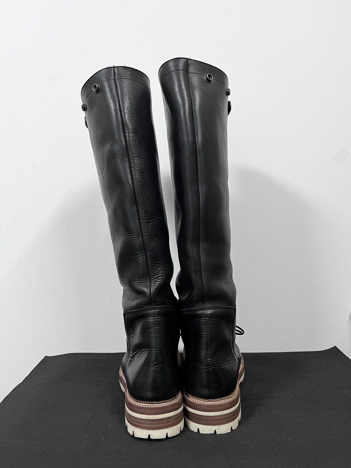 Rick Owens Rick Owens Moody Thick Leather Elephant Cop Boots 41 Size US 8 / EU 41 - 7 Thumbnail