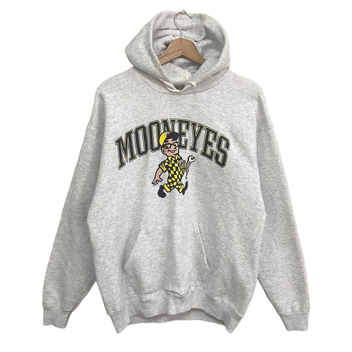 Hein Gericke × Kadoya 💥 VINTAGE MOONEYES EQUIPMENT PULLOVER HOODIE Size US M / EU 48-50 / 2 - 1 Thumbnail