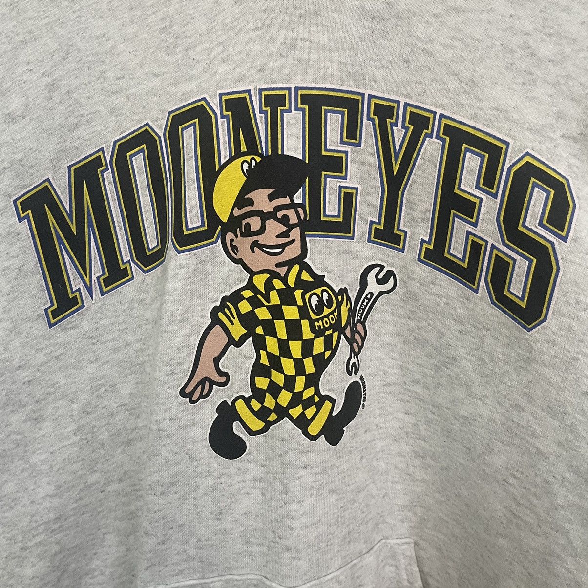Hein Gericke × Kadoya 💥 VINTAGE MOONEYES EQUIPMENT PULLOVER HOODIE Size US M / EU 48-50 / 2 - 5 Thumbnail