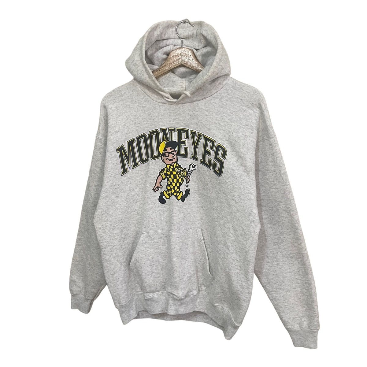 Hein Gericke × Kadoya 💥 VINTAGE MOONEYES EQUIPMENT PULLOVER HOODIE Size US M / EU 48-50 / 2 - 2 Thumbnail