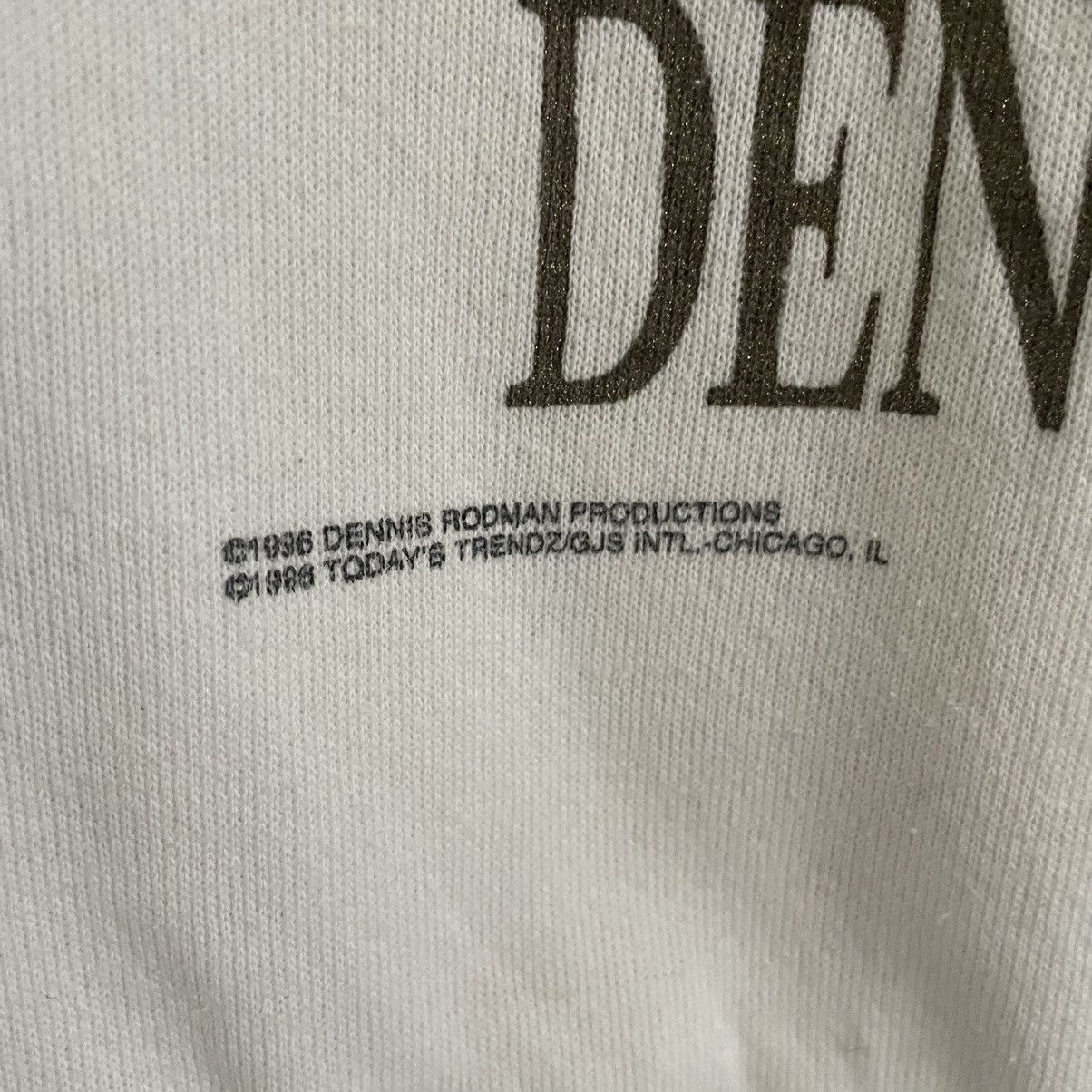 Vintage 💥 90s DENNIS RODMAN BAD ASS SWEATSHIRT Size US L / EU 52-54 / 3 - 9 Thumbnail