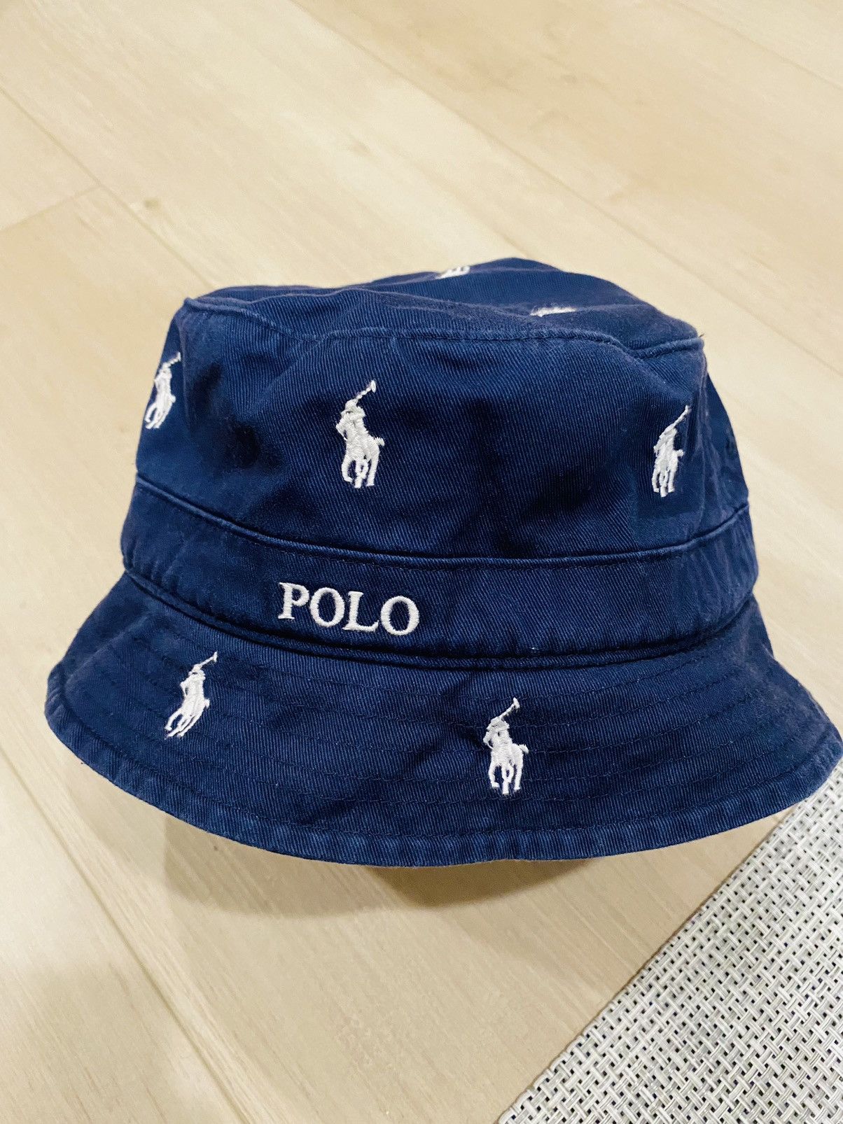 Polo Ralph Lauren × Ralph Lauren Polo Ralph Lauren Pony Embroidered Bucket Hat Cap Size ONE SIZE - 1 Thumbnail