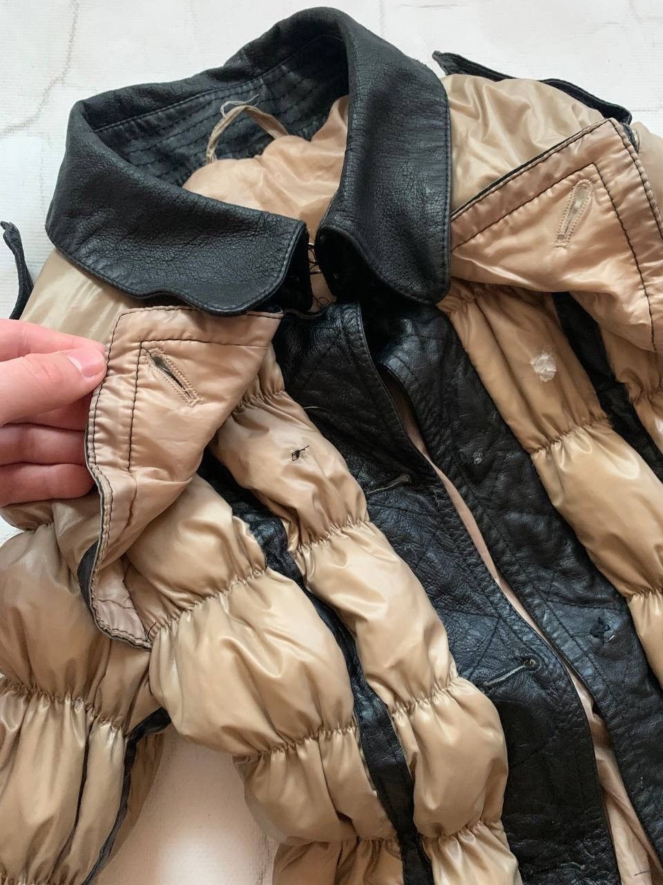 Burberry × Burberry Prorsum Burberry Brit long down puffer jacket heavy coat Size S / US 4 / IT 40 - 8 Thumbnail