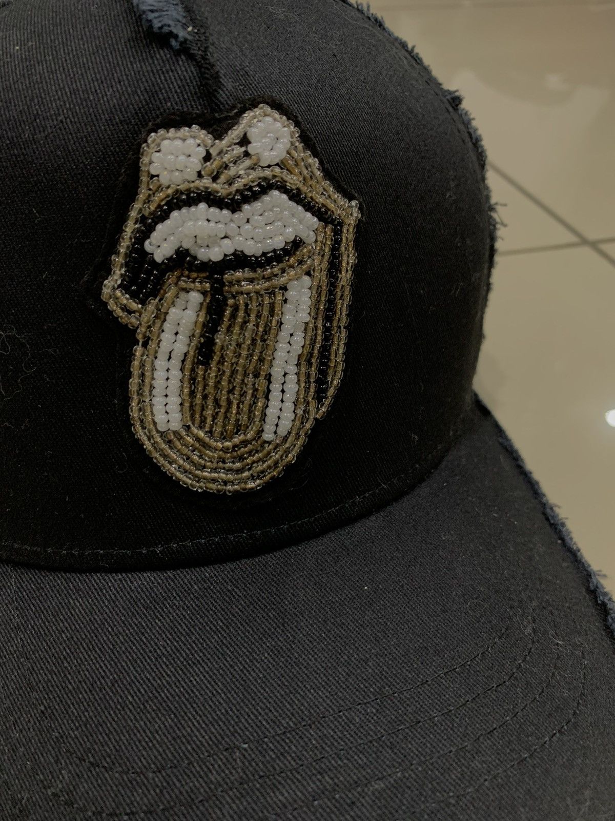 Band Tees × Japanese Brand YOSHINORI KOTAKE X THE ROLLING STONES MESH BASEBALL CAP Size ONE SIZE - 5 Thumbnail