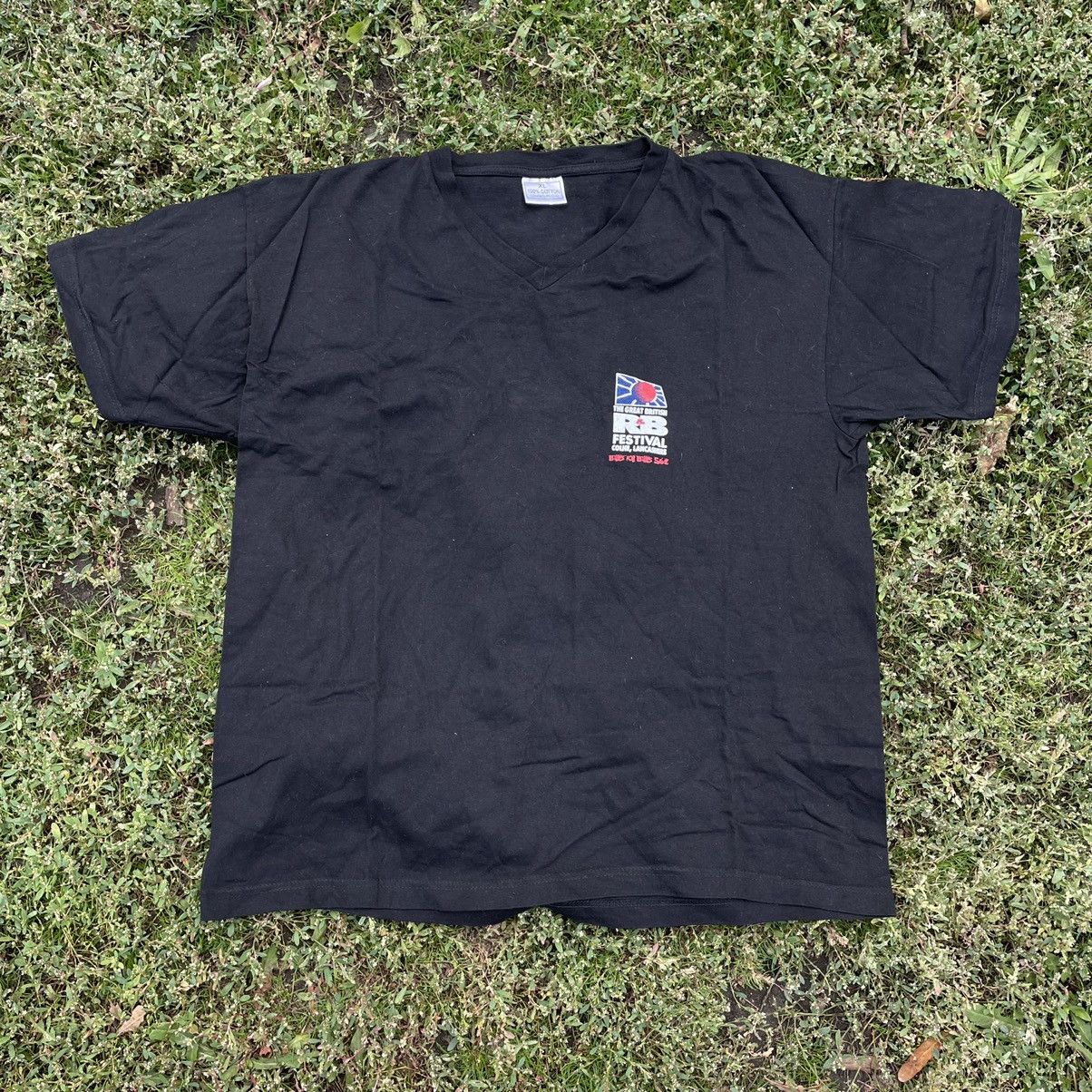 Vintage Vintage 90s Graphic Tee Festival Tour Grunge Streetwear XL Size US XL / EU 56 / 4 - 1 Thumbnail