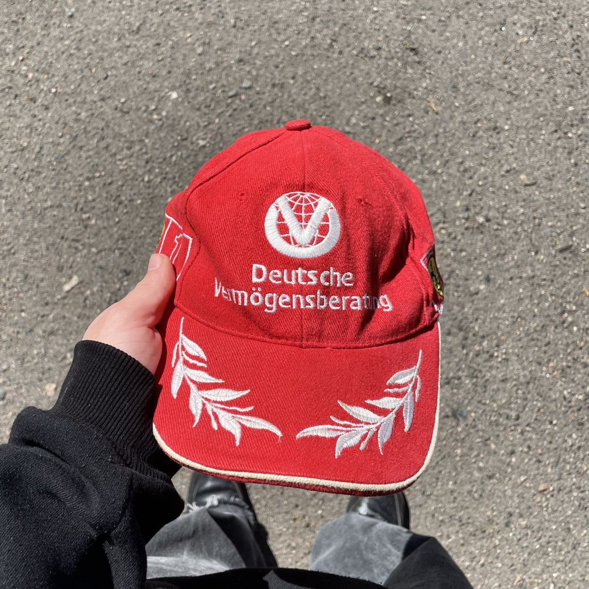 Ferrari Vintage 90s F1 Ferrari Tour Cap Hat Streetwear Hype Size ONE SIZE - 2 Thumbnail