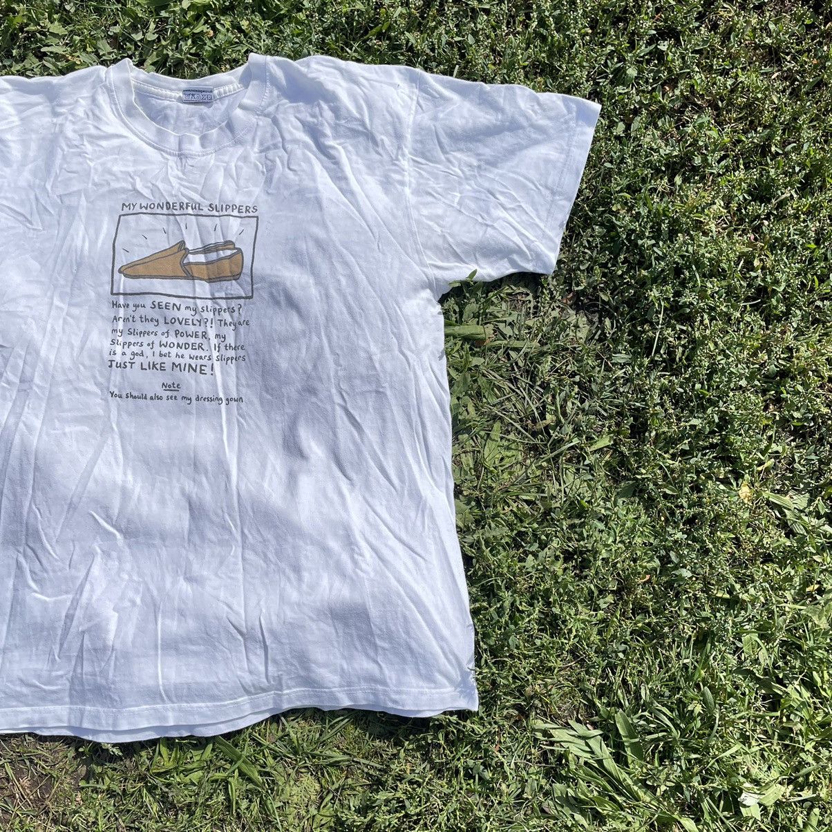 Vintage Vintage 90s Sun Faded Graphic Tee Humor Streetwear Relaxed L Size US L / EU 52-54 / 3 - 2 Thumbnail