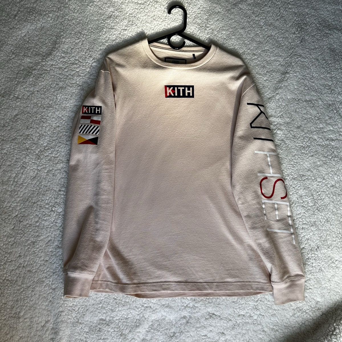 Kith Set Sail Box Logo Pink - Tops